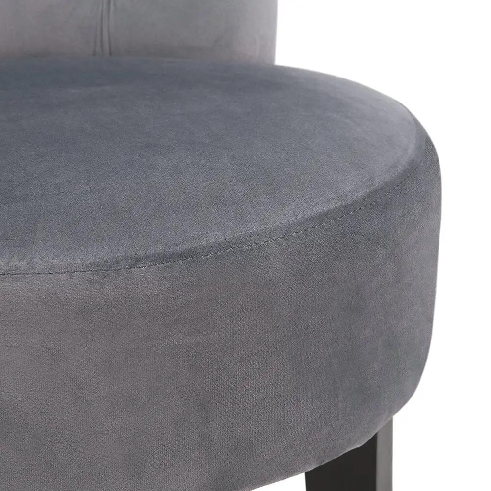 Modern Upholstered Buttoned Stool for Dressing Table - House Comfort
