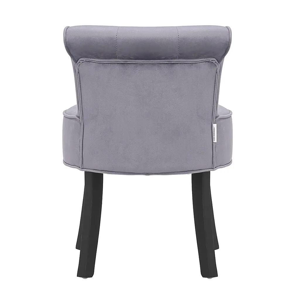 Modern Upholstered Buttoned Stool for Dressing Table - House Comfort