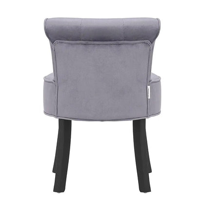 Modern Upholstered Buttoned Stool for Dressing Table - House Comfort