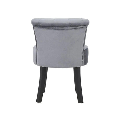 Modern Upholstered Buttoned Stool for Dressing Table - House Comfort