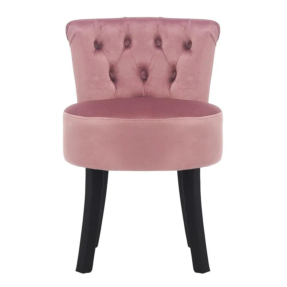 Modern Upholstered Buttoned Stool for Dressing Table - House Comfort