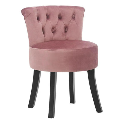 Modern Upholstered Buttoned Stool for Dressing Table - House Comfort
