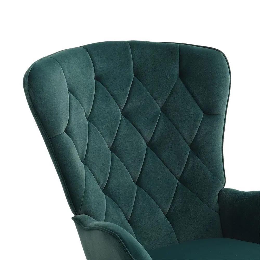 Modern Upholstered Rocking Chair for Living Room Bedroom - House Comfort