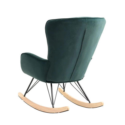 Modern Upholstered Rocking Chair for Living Room Bedroom - House Comfort