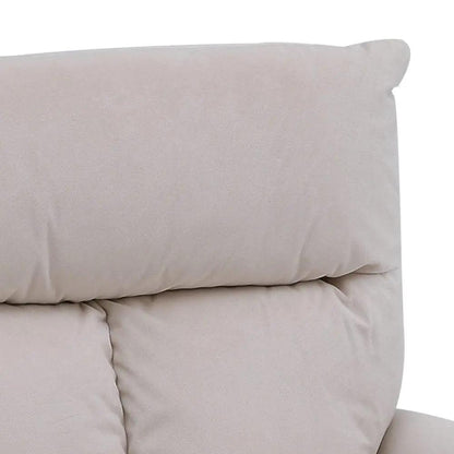 Modern Upholstered Swivel Armchair with Black Legs - House Comfort