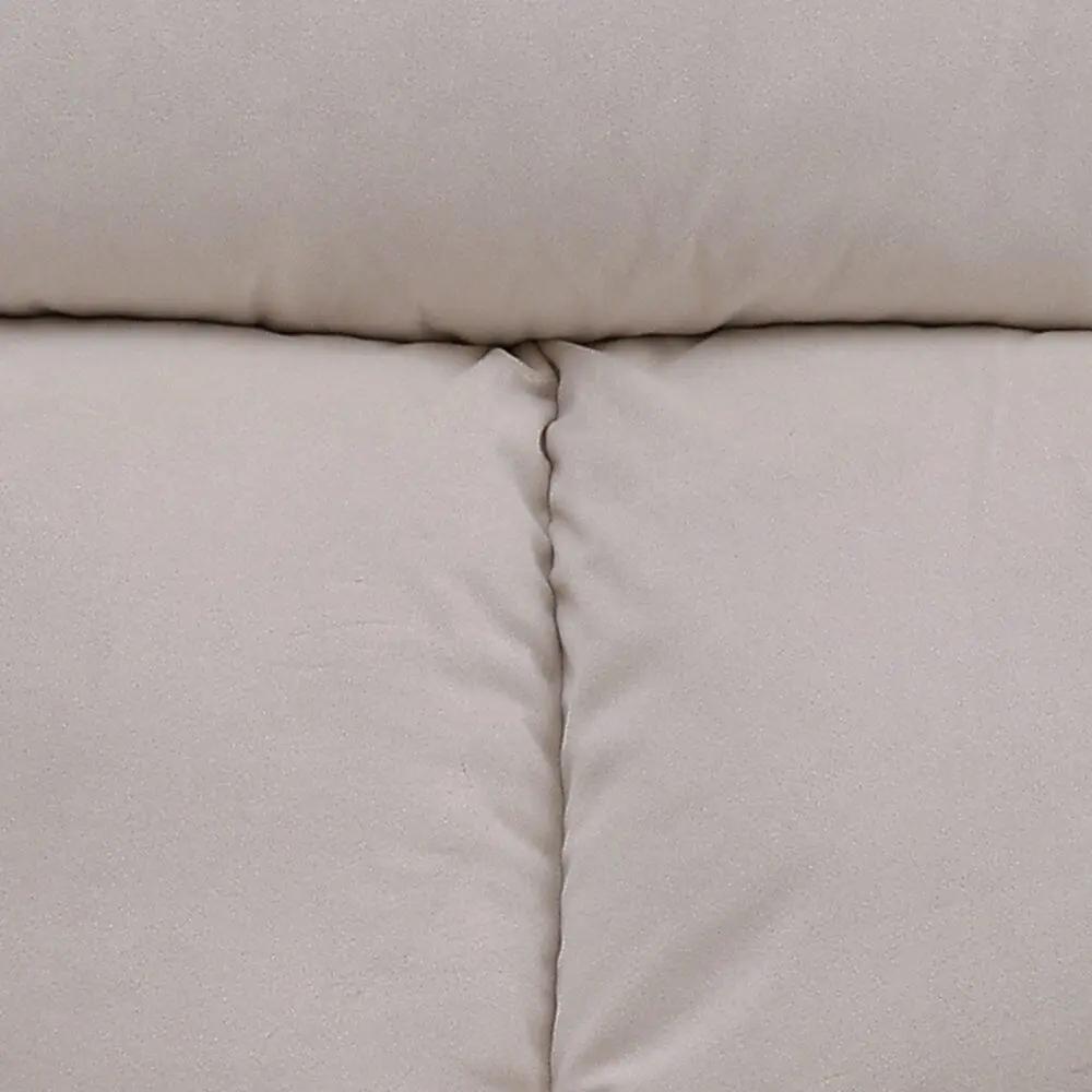 Modern Upholstered Swivel Armchair with Black Legs - House Comfort