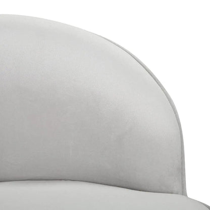 Modern Velvet Dressing Table Stool with Solid Wood Legs - House Comfort