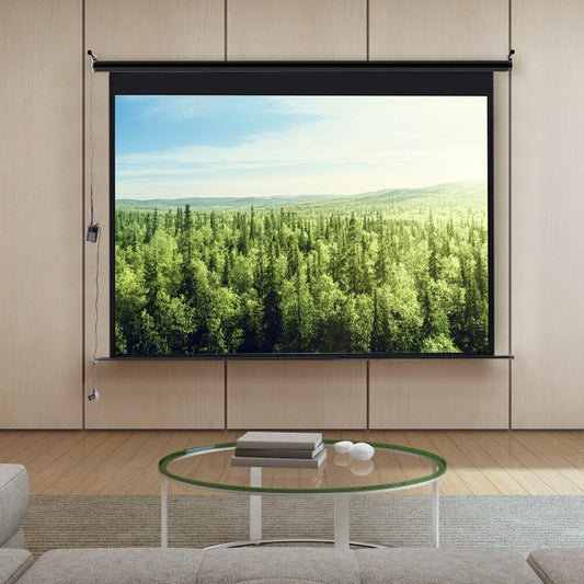 Motorized Electric Projector Screen with Remote Control - House Comfort