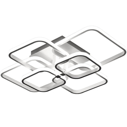 New LED Ceiling Light Fixture with Square Lampshades - House Comfort