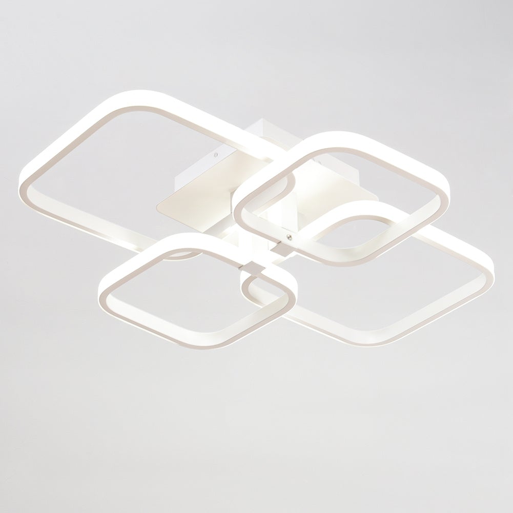 New LED Ceiling Light Fixture with Square Lampshades - House Comfort