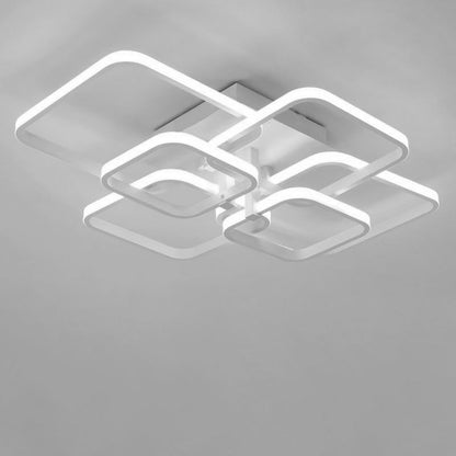New LED Ceiling Light Fixture with Square Lampshades - House Comfort