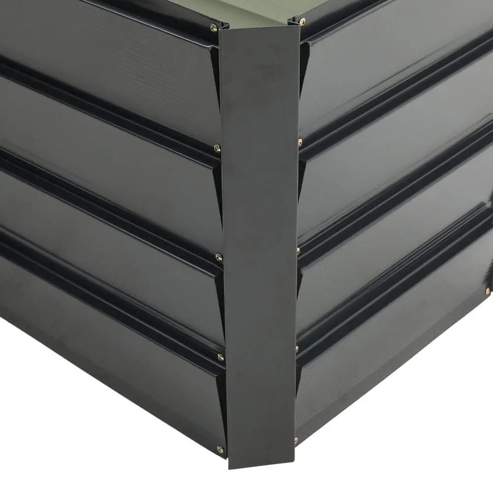 Outdoor Metal L - Shaped Raised Garden Bed - House Comfort