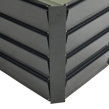 Outdoor Metal L - Shaped Raised Garden Bed - House Comfort