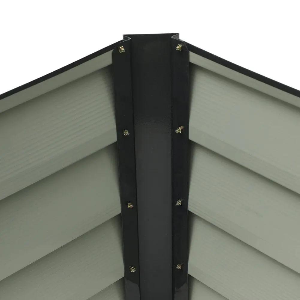 Outdoor Metal L - Shaped Raised Garden Bed - House Comfort