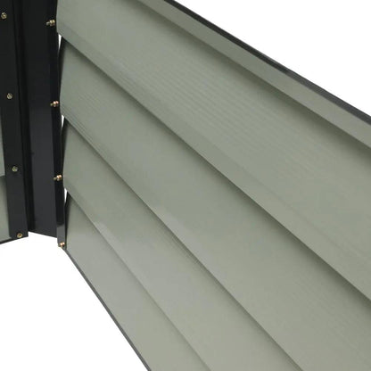 Outdoor Metal L - Shaped Raised Garden Bed - House Comfort