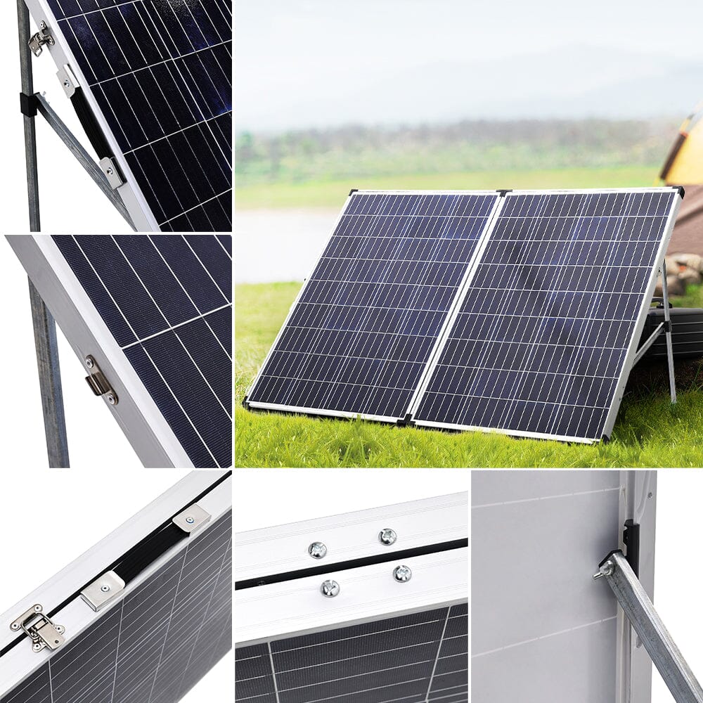 Output 100W to 200W Portable Folding Solar Panel Kit - House Comfort
