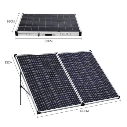 Output 100W to 200W Portable Folding Solar Panel Kit - House Comfort