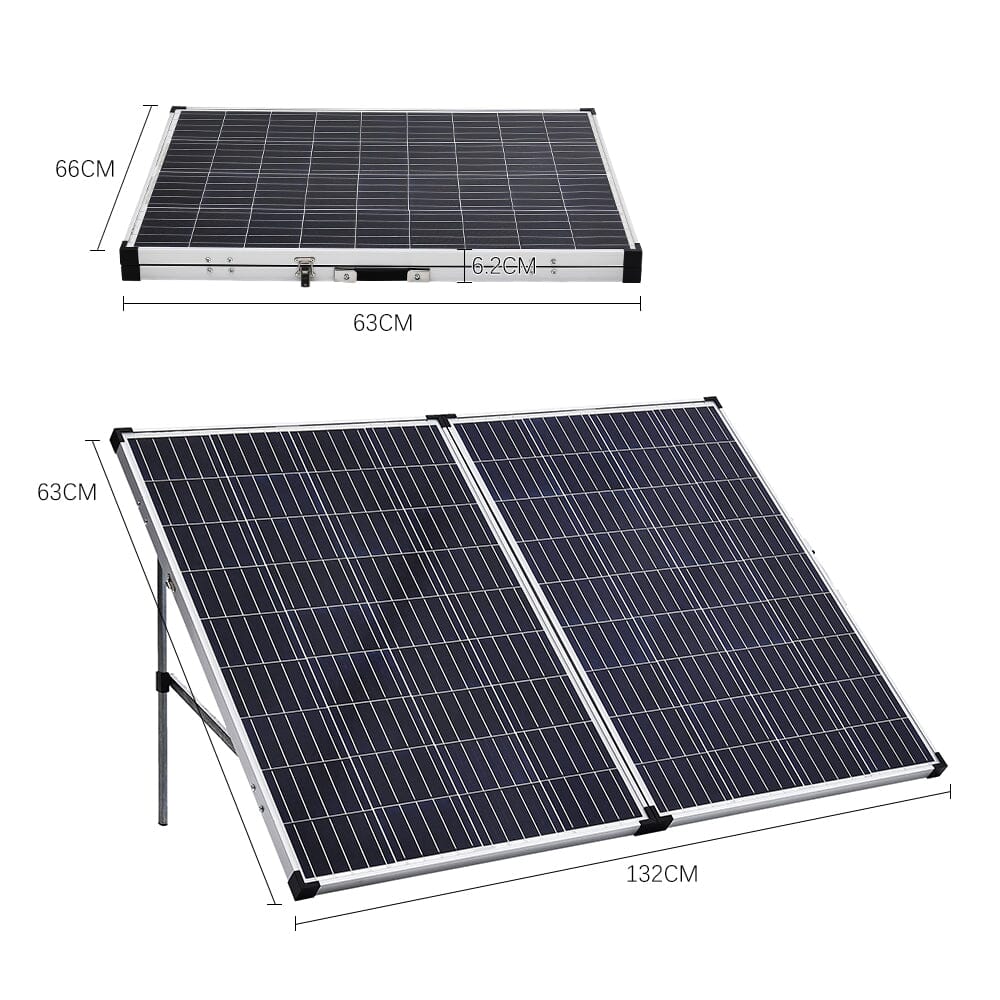 Output 100W to 200W Portable Folding Solar Panel Kit - House Comfort