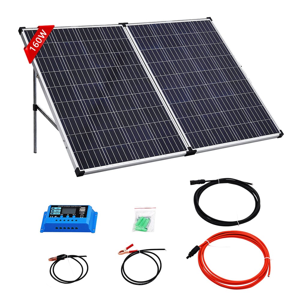Output 100W to 200W Portable Folding Solar Panel Kit - House Comfort