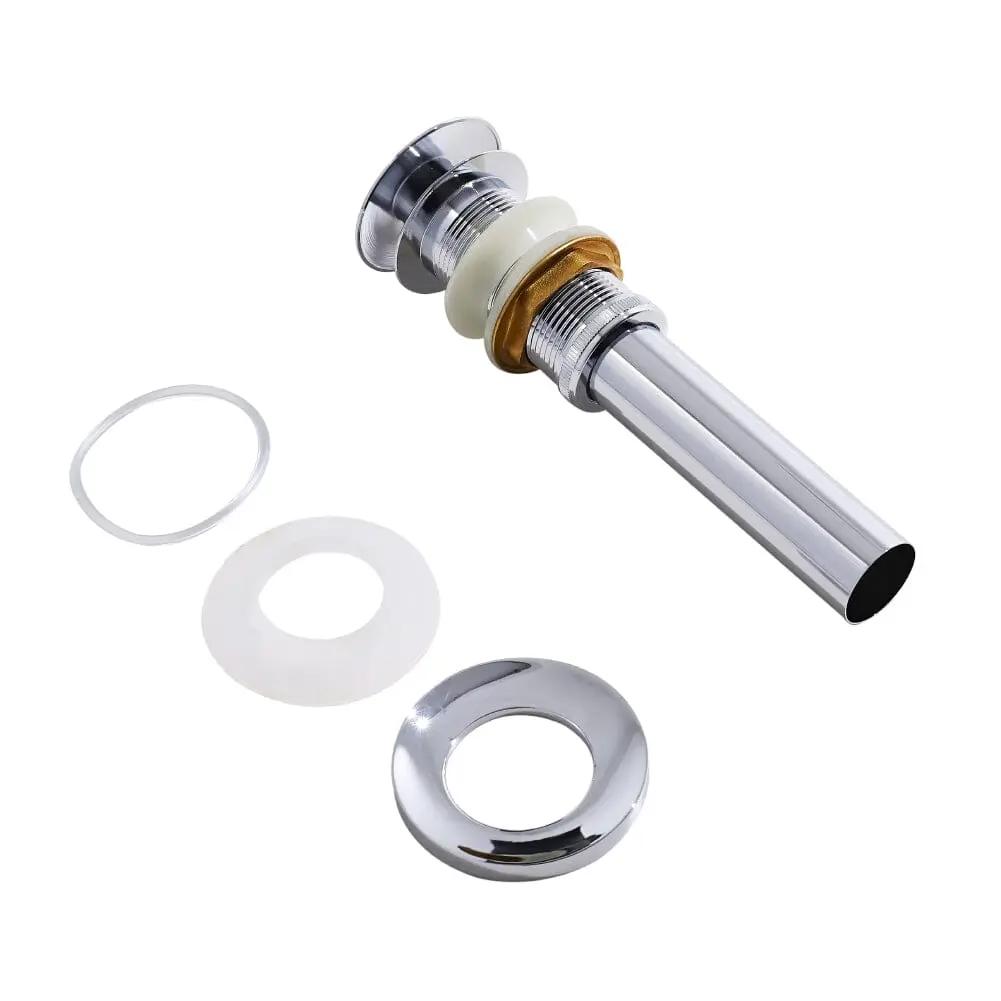 Oval Black Ceramic Vessel Bathroom Sink Drain Set - House Comfort