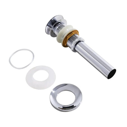 Oval Black Ceramic Vessel Bathroom Sink Drain Set - House Comfort