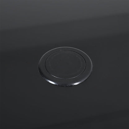 Patio Garden Dining Table with Umbrella Hole Glass Garden Table - House Comfort