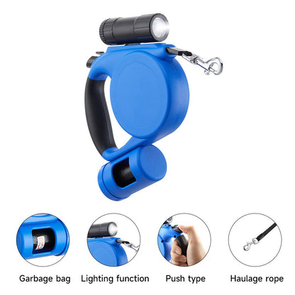 PetVoyage 5M Retractable Leash with LED and Waste Dispenser - House Comfort