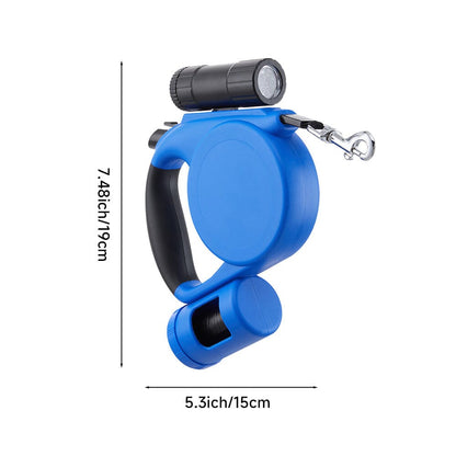PetVoyage 5M Retractable Leash with LED and Waste Dispenser - House Comfort