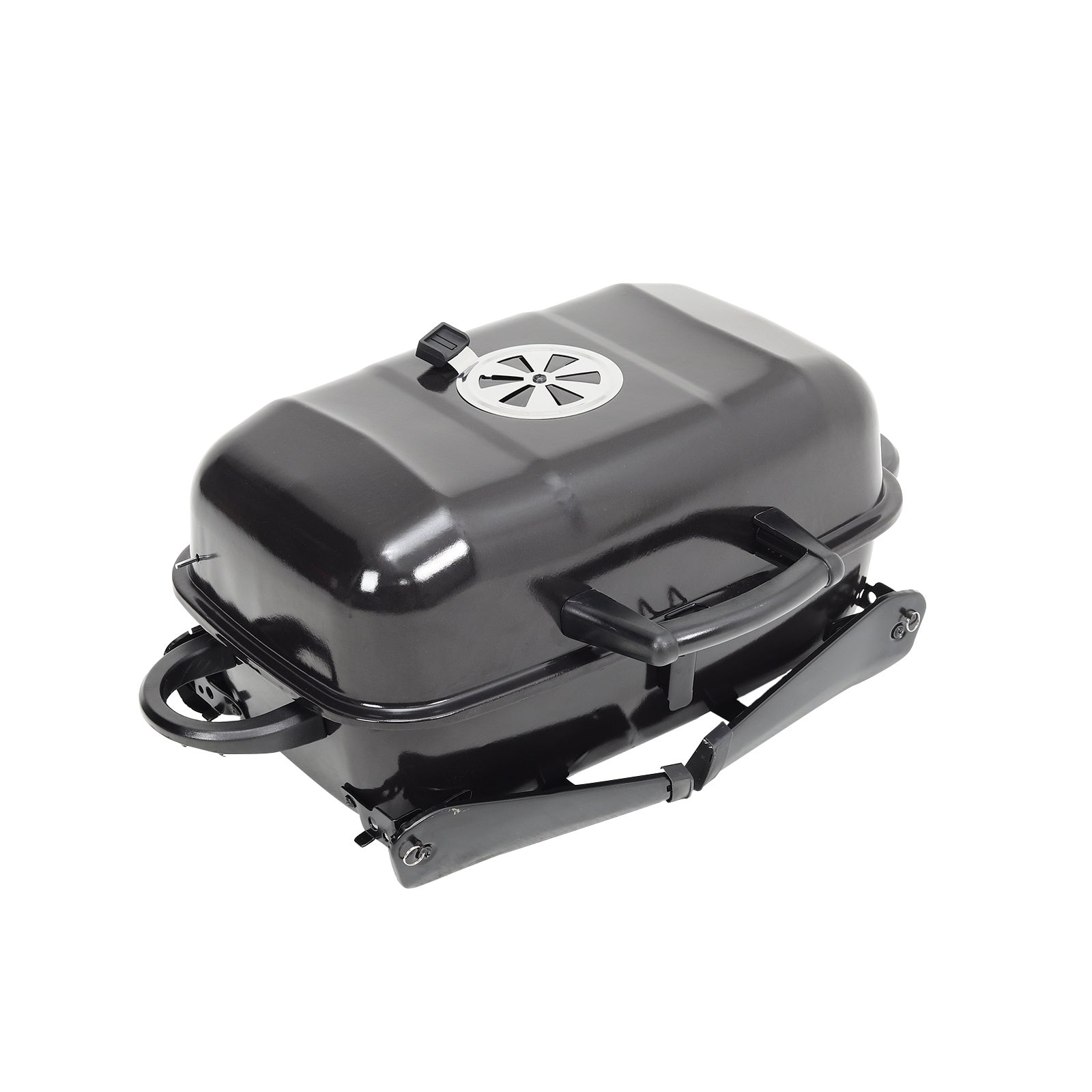 Portable Charcoal BBQ Grill Tabletop Mini Grill with Lip - House Comfort