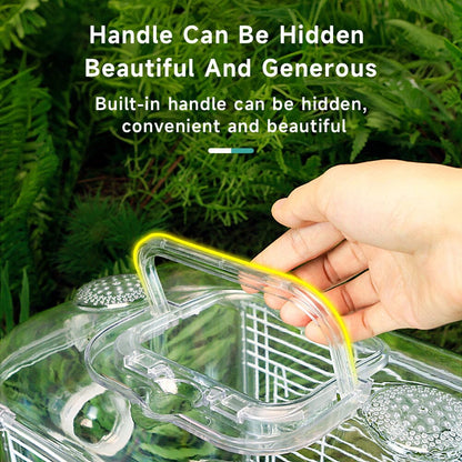 Portable Transparent Hamster Cage - House Comfort