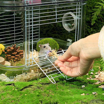 Portable Transparent Hamster Cage - House Comfort