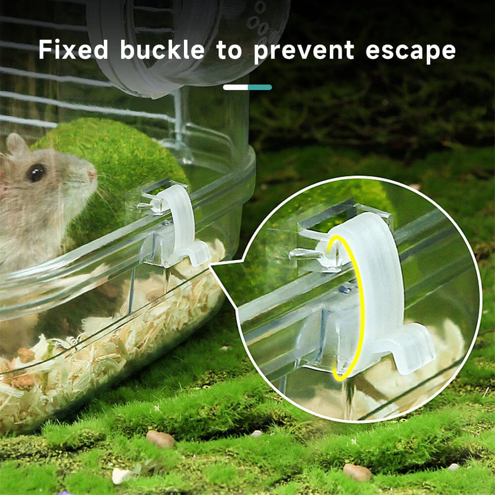Portable Transparent Hamster Cage - House Comfort