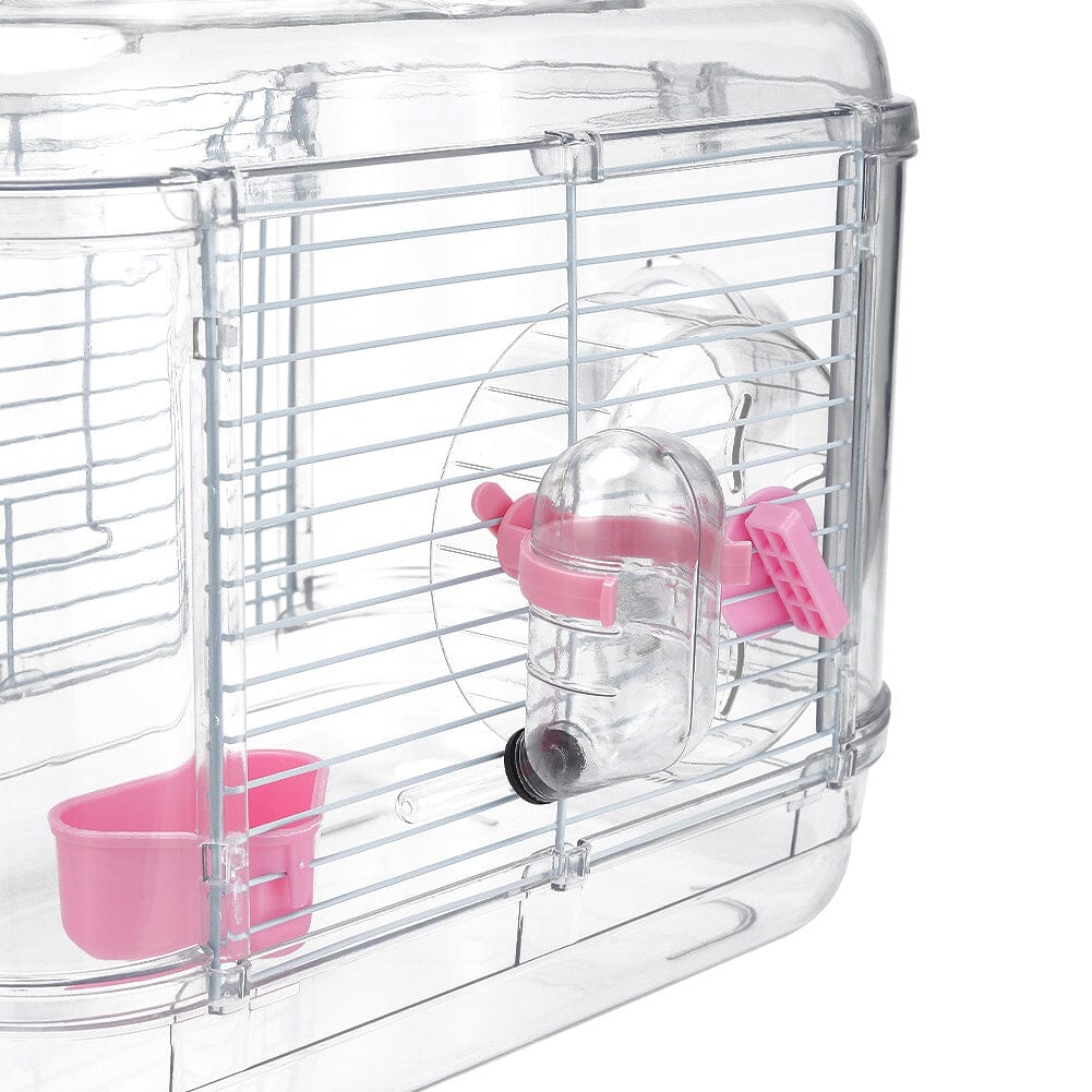 Portable Transparent Hamster Cage - House Comfort
