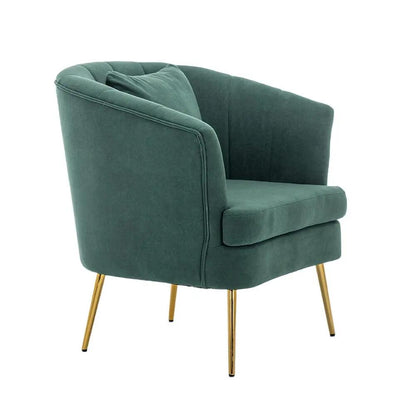 Premium Single Armchair with Gold Metal Legs - House Comfort