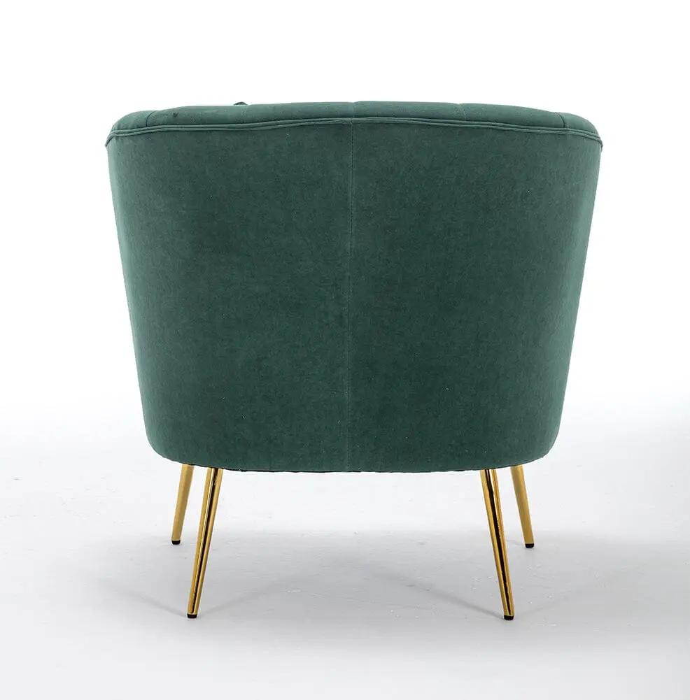 Premium Single Armchair with Gold Metal Legs - House Comfort