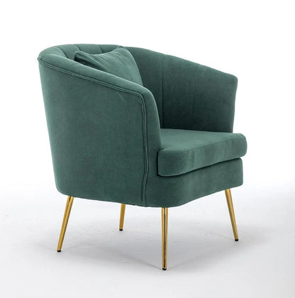 Premium Single Armchair with Gold Metal Legs - House Comfort