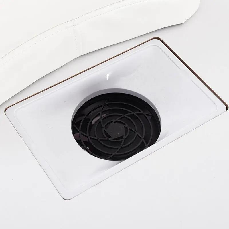 Professional Manicure Station Nail Table on Wheels with Dust Collector - House Comfort