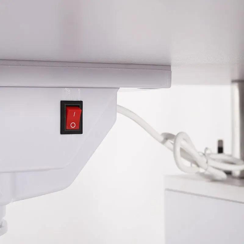 Professional Manicure Station Nail Table on Wheels with Dust Collector - House Comfort