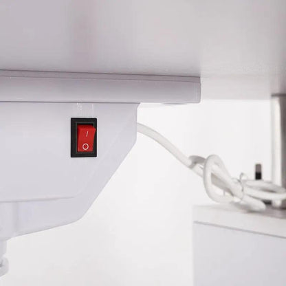 Professional Manicure Station Nail Table on Wheels with Dust Collector - House Comfort