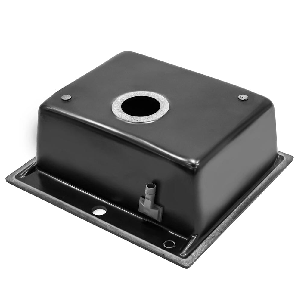 Quartz Undermount Kitchen Sink Single Bowl in Black - House Comfort