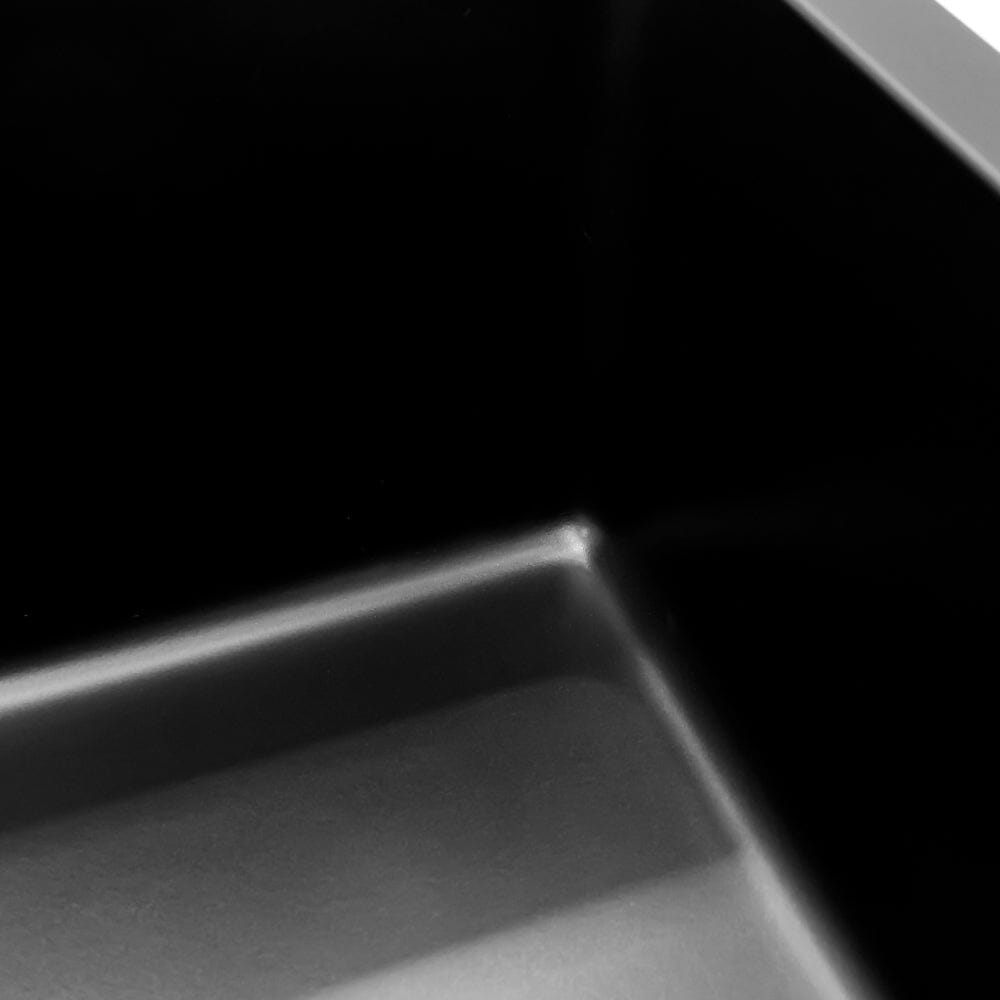 Quartz Undermount Kitchen Sink Single Bowl in Black - House Comfort