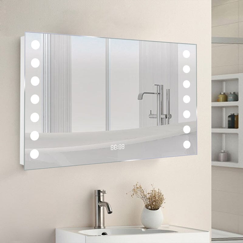 Rectangle LED Illuminated Bathroom Mirror 800x600MM - House Comfort