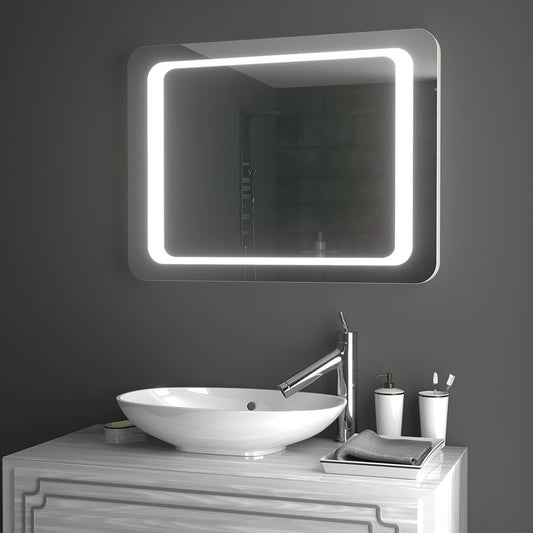 Rectangle LED Illuminated Bathroom Mirror - House Comfort