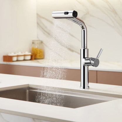 Retractable Pulldown Kitchen Mixer Faucet 2 Function Spout Faucets - House Comfort