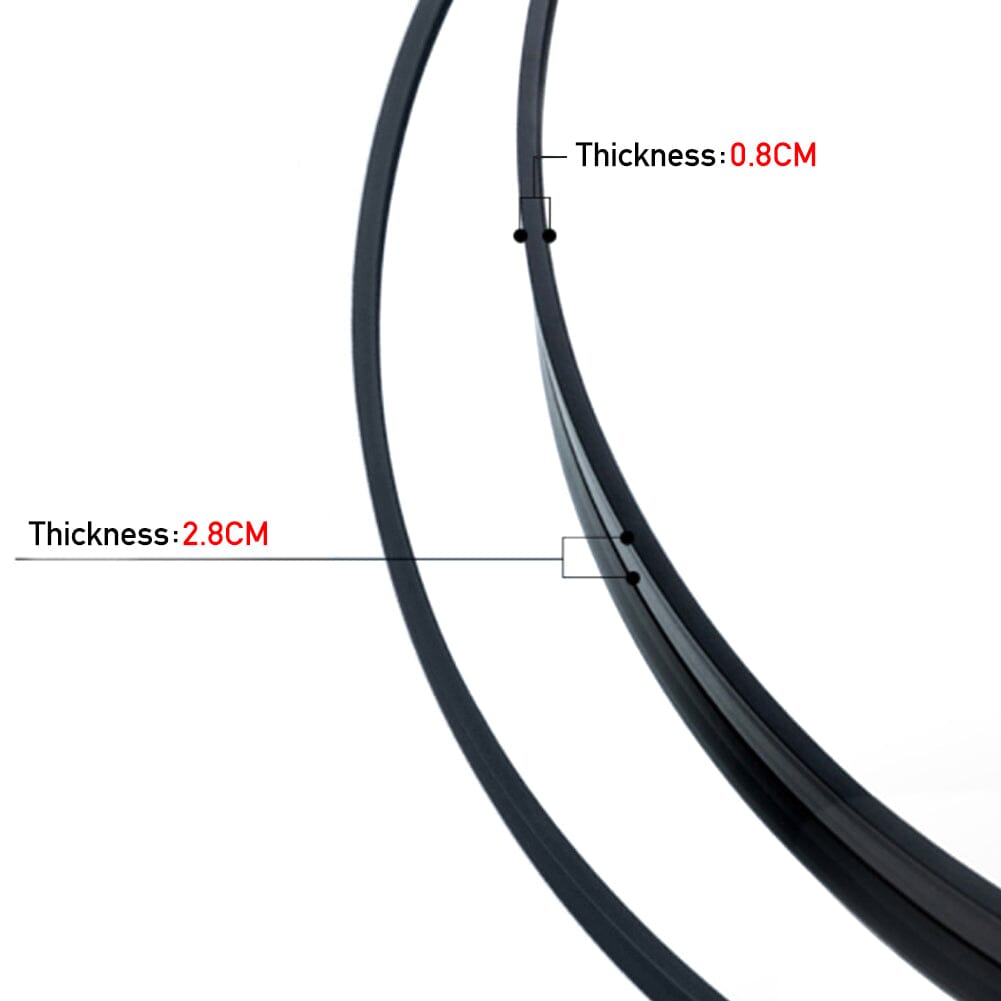 Retro Round Hanging Mirror with Adjustable Leather Strap - House Comfort