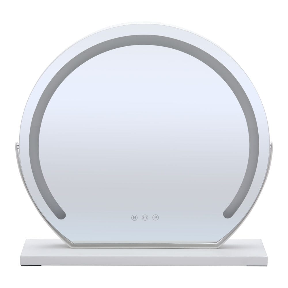 Round Hollywood Vanity LED Lighted Makeup Mirror - House Comfort