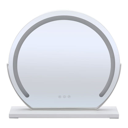 Round Hollywood Vanity LED Lighted Makeup Mirror - House Comfort