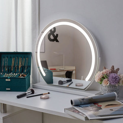 Round Hollywood Vanity LED Lighted Makeup Mirror - House Comfort
