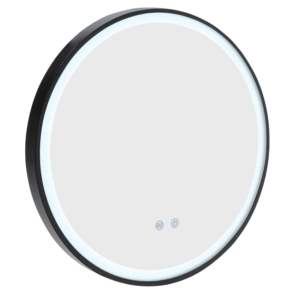 Round Metal Framed LED Wall Mirror - House Comfort