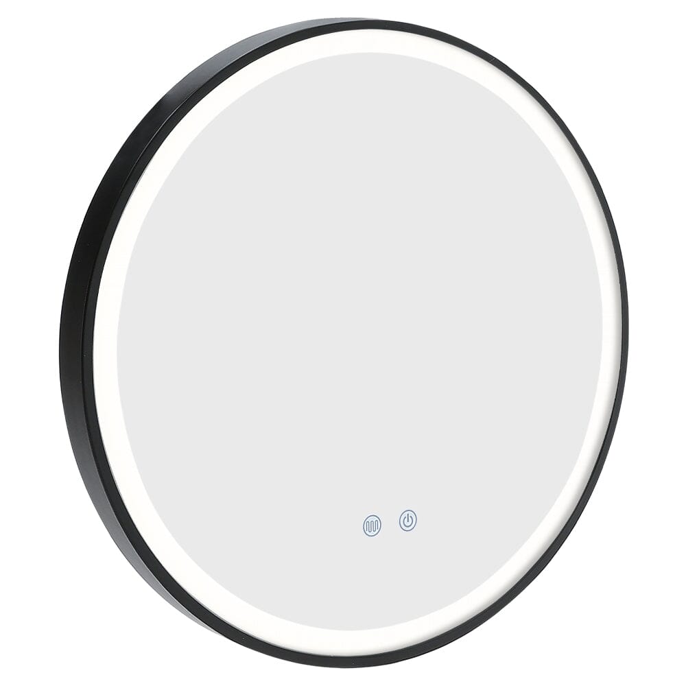 Round Metal Framed LED Wall Mirror - House Comfort